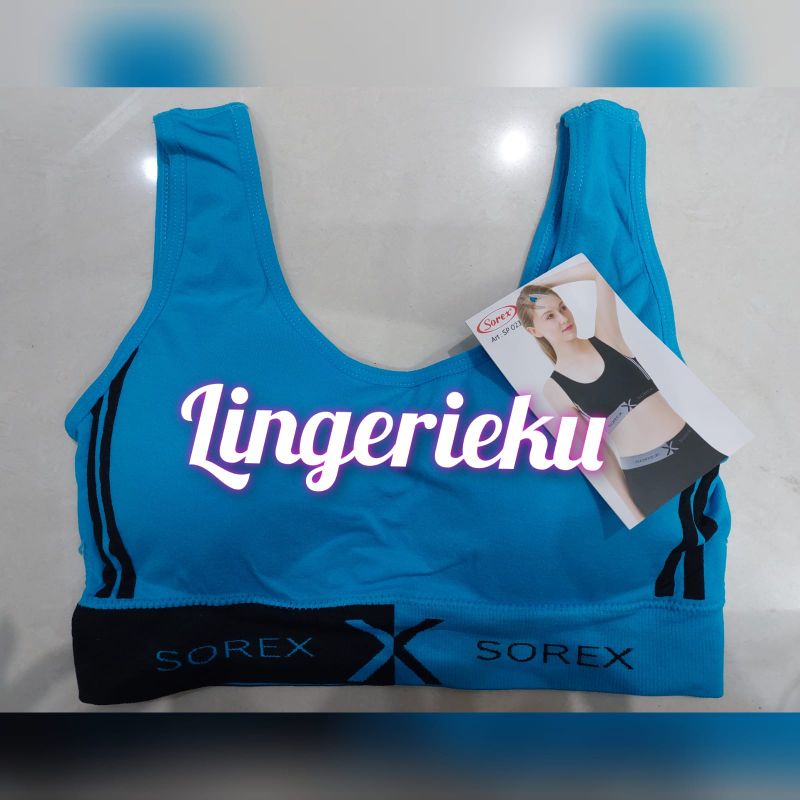 Sorex SP 023 BH Bra Sport Wanita Sorex Exclusive Busa Tanpa Kawat Freesize-Turqis