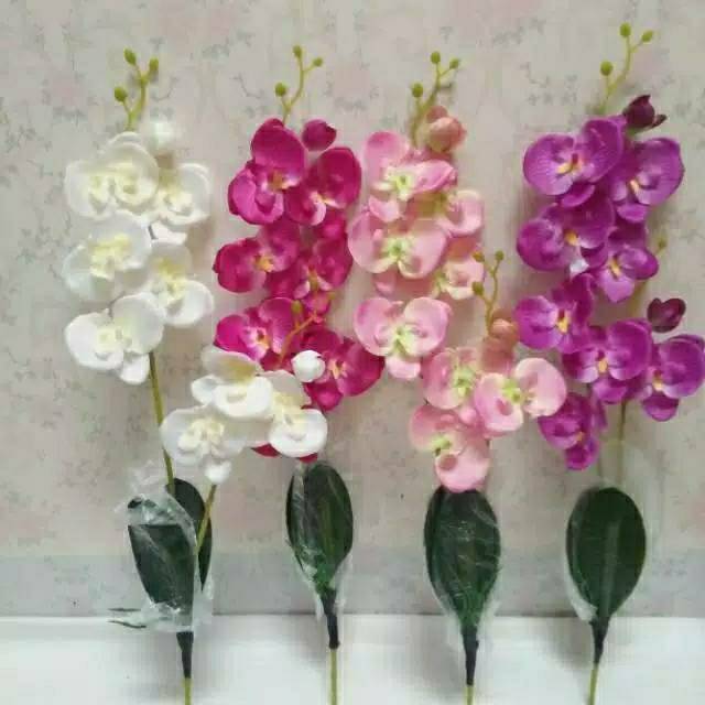 ANGGREK PLASTIK TANPA POT BUNGA PLASTIK POT PLASTIK POT MELAMIN