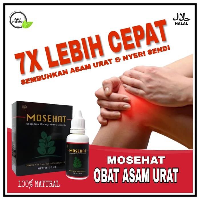 MOSEHAT Jamu Tetes Obat Herbal Asam Urat Dan Sendi