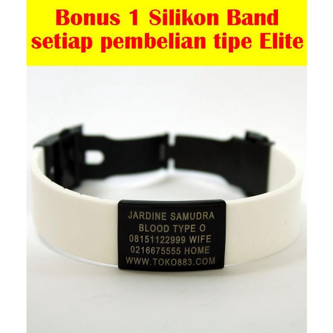 

BAYAR DITEMPAT Elite Road Id / Black Road Id / Sport Id / Gelang Kecemasan Toko883 EKSLUSIF Kode 97