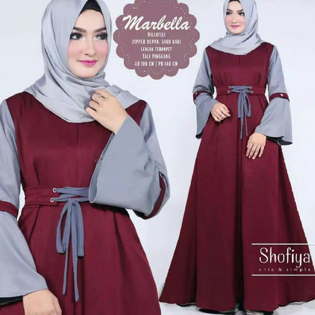 Gamis marbella dress