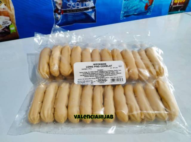 Makanan Beku Wei Wang Long pao rasa cokelat isi 24pcs