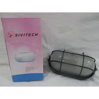 Ball Ice Hitam Damproof Lamp Alumunium/Lampu Dinding E27 60W ***TOP