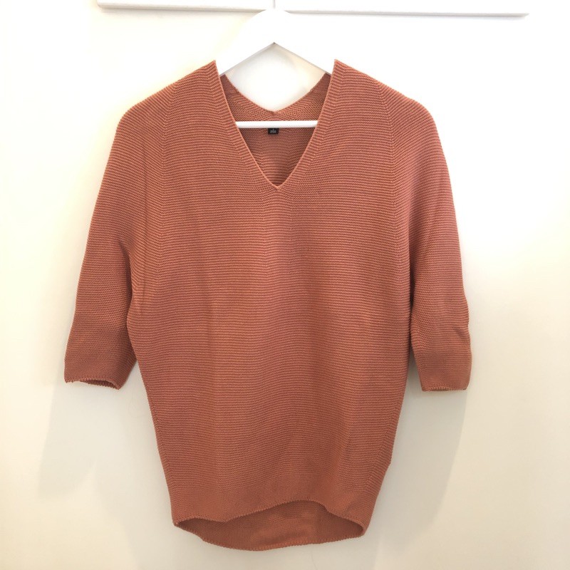 READY Uniqlo Sweater 3D Coral