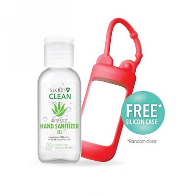 [BPOM] Secret Clean Hand Sanitizer Gel 50ml Silicone Case