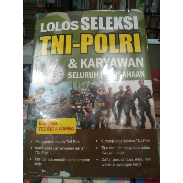Buku Lolos Seleksi TNI POLRI
