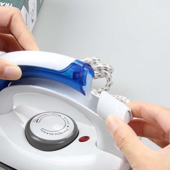 Setrika Uap Lipat Portable 2in1 HF-258B Travel Iron Steamer