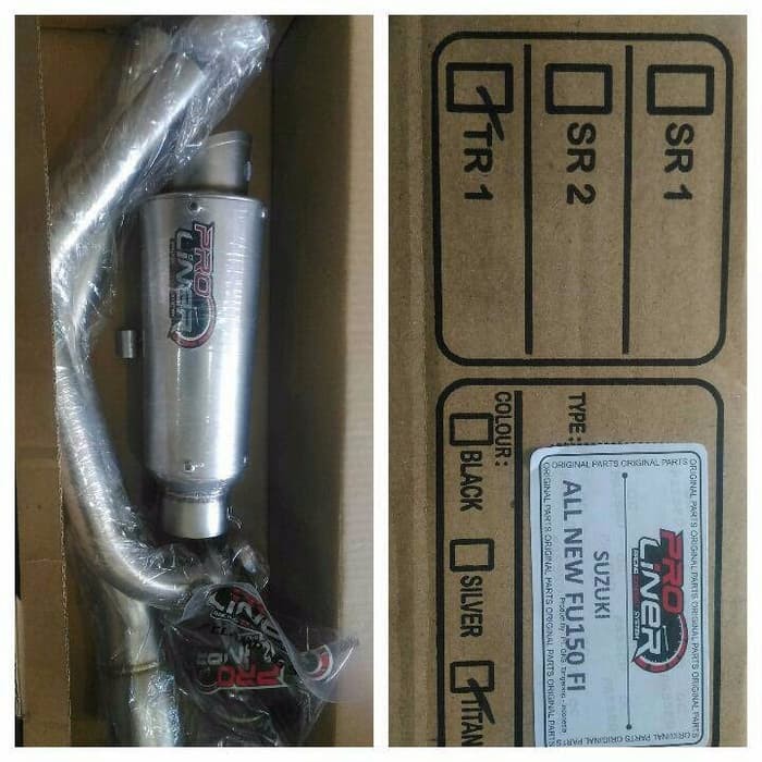 AKSESORIS MOTOR knalpot proliner new satria fu 2016 knalpot proliner