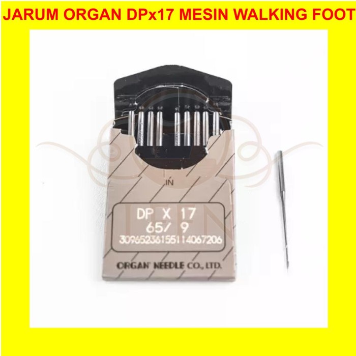 Jarum ORGAN DPx17 Needle DP x 17 GRADE A Mesin Jahit Walking Foot LEEN