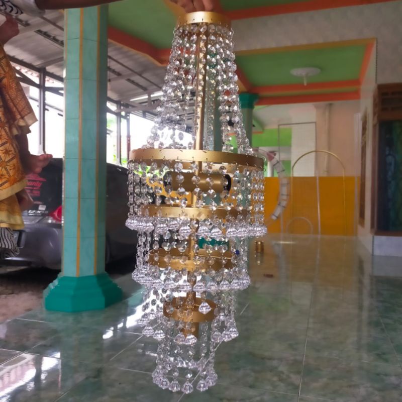 LAMPU KRISTAL DEKORASI