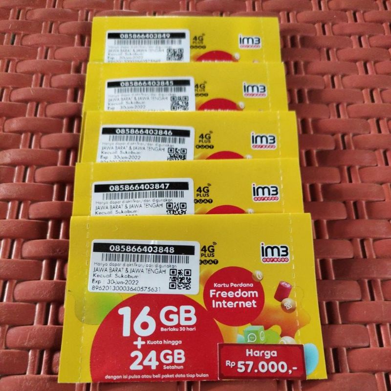 Perdana Indosat 16GB