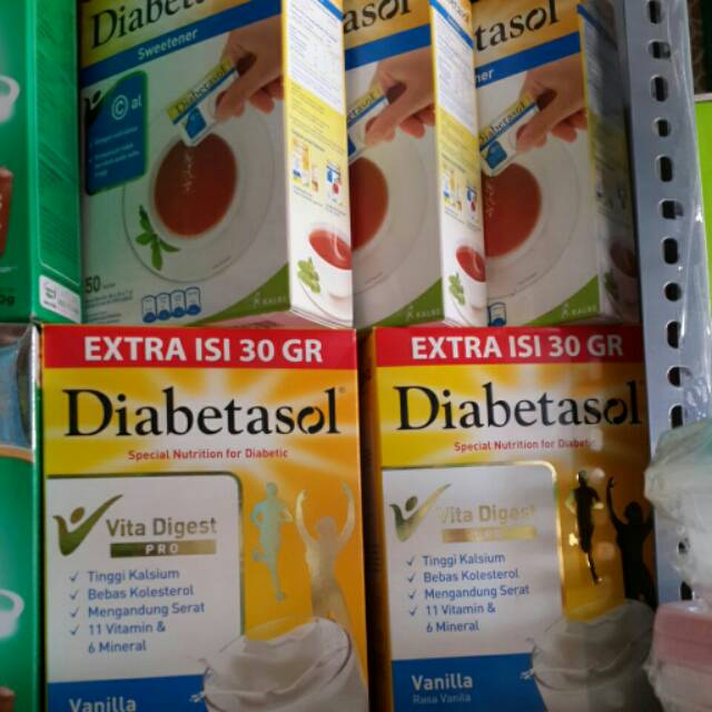 

Susu DIABE5ASOL VANILA 630GR