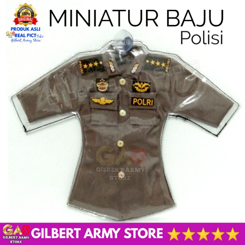 Miniatur baju Loreng Akmil Tni  Pajangan Gantungan Kaca Mobil GILBERT ARMY STORE Terbaru