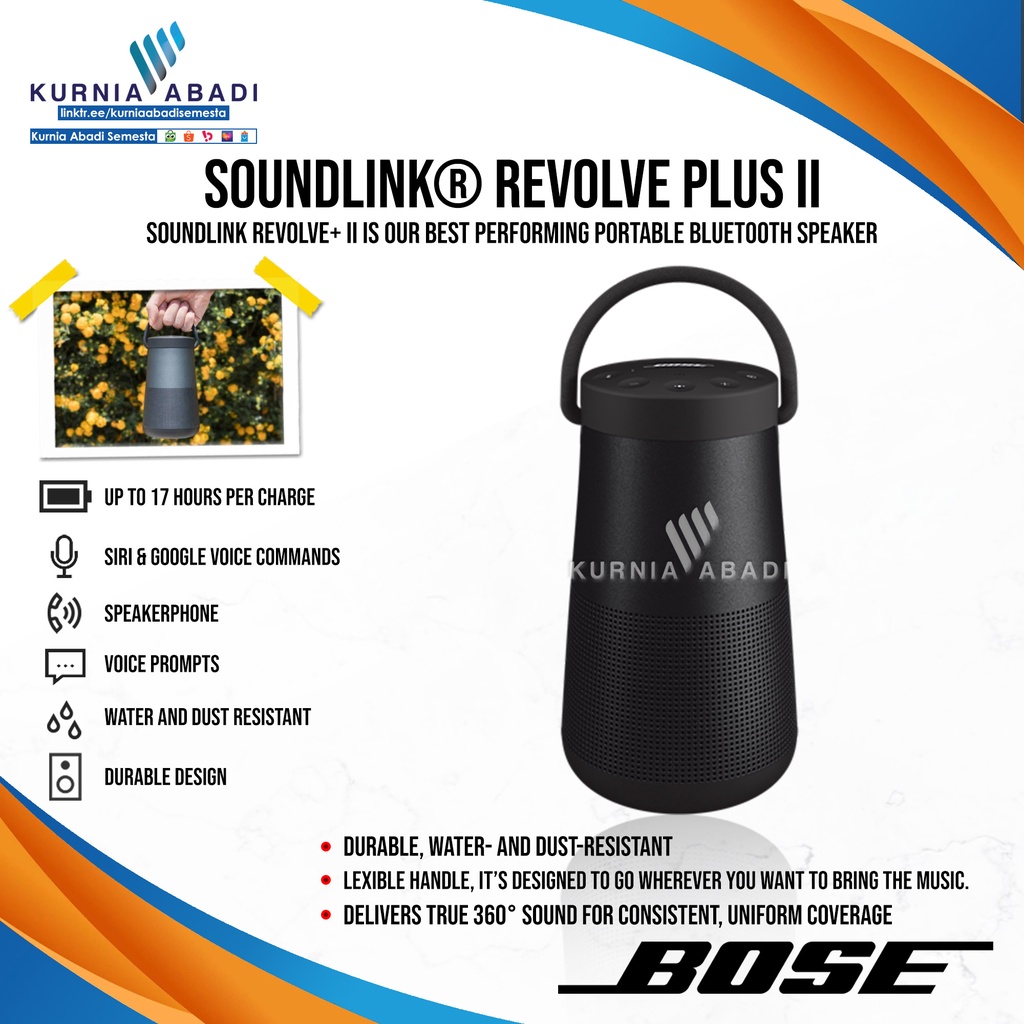 BOSE SoundLink Revolve+ II Bluetooth speaker
