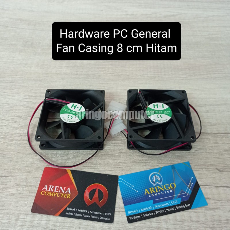 Hardware PC General Fan Casing 8 cm Hitam