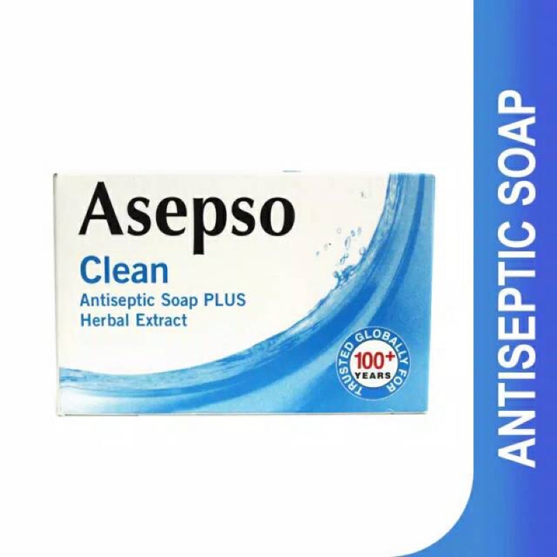 Asepso Sabun 80 gr Original - Kulit Antiseptik Gatal Alergi Biru CLEAN