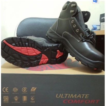 SEPATU SAFETY SHOES AETOS TUNGSTEN BLACK ORIGINAL