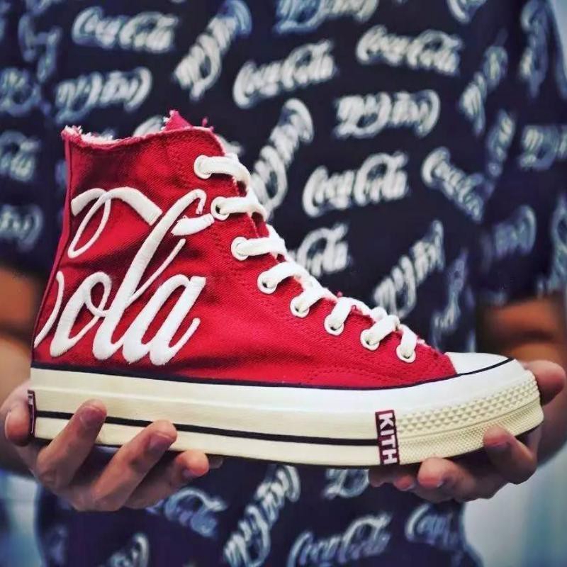 Sneakers shoes design Kith X Coca-Cola 