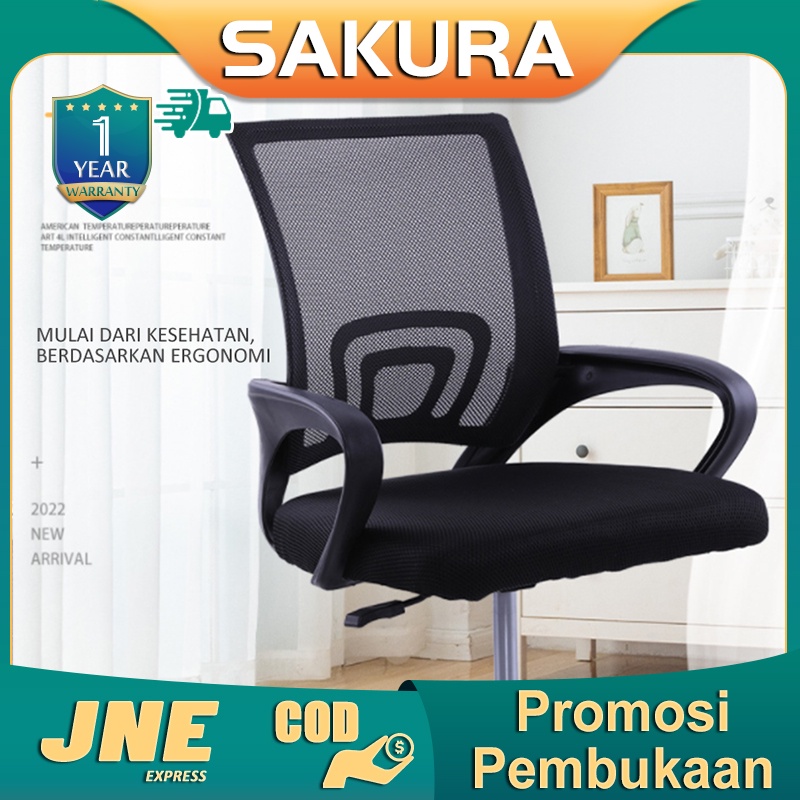 Weyon Sakura Kursi Kantor Mengangkat Kursi Kantor Kursi Mesh Dekompresi Nyaman Kursi Putar Ergonomis(A301)