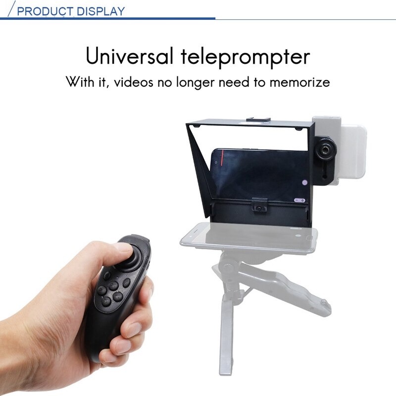 AMBITFUL Mini Teleprompter Portable Inscriber Autocue with Remote