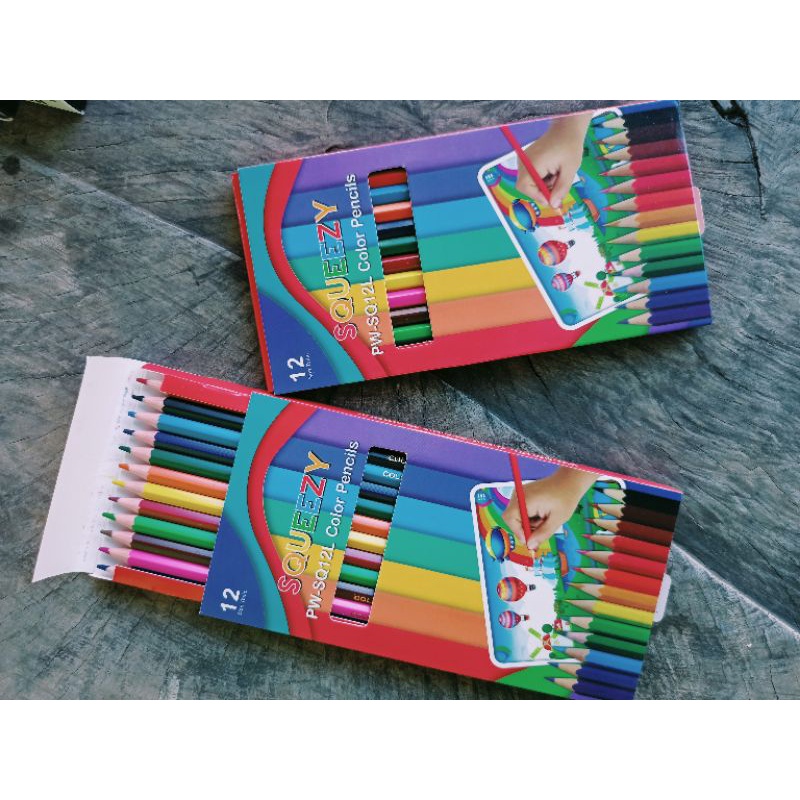 

PENSIL WARNA PANJANG PW SQ 12L SQUEEZY