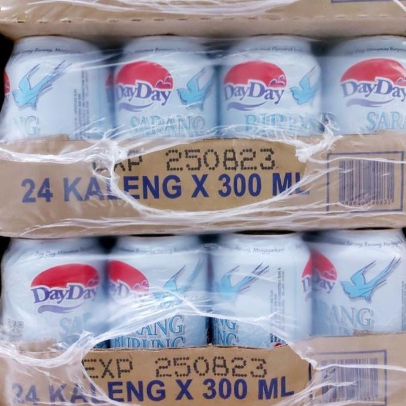 

DayDay Minuman Kaleng Bird Nest 300 mL 1 karton - day day sarang burung walet