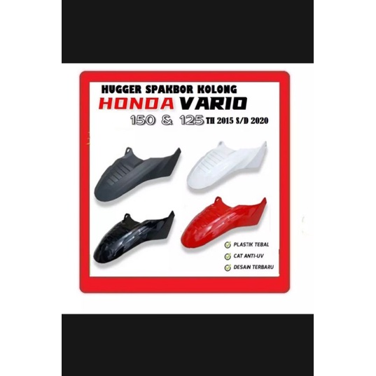 spakbor belakang hugger kolong vario 125 150 led old new 2020