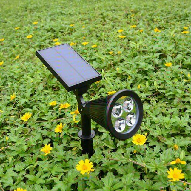 Lampu Sorot Teras Tenaga Surya / Lampu Sorot Taman Solar Cell 