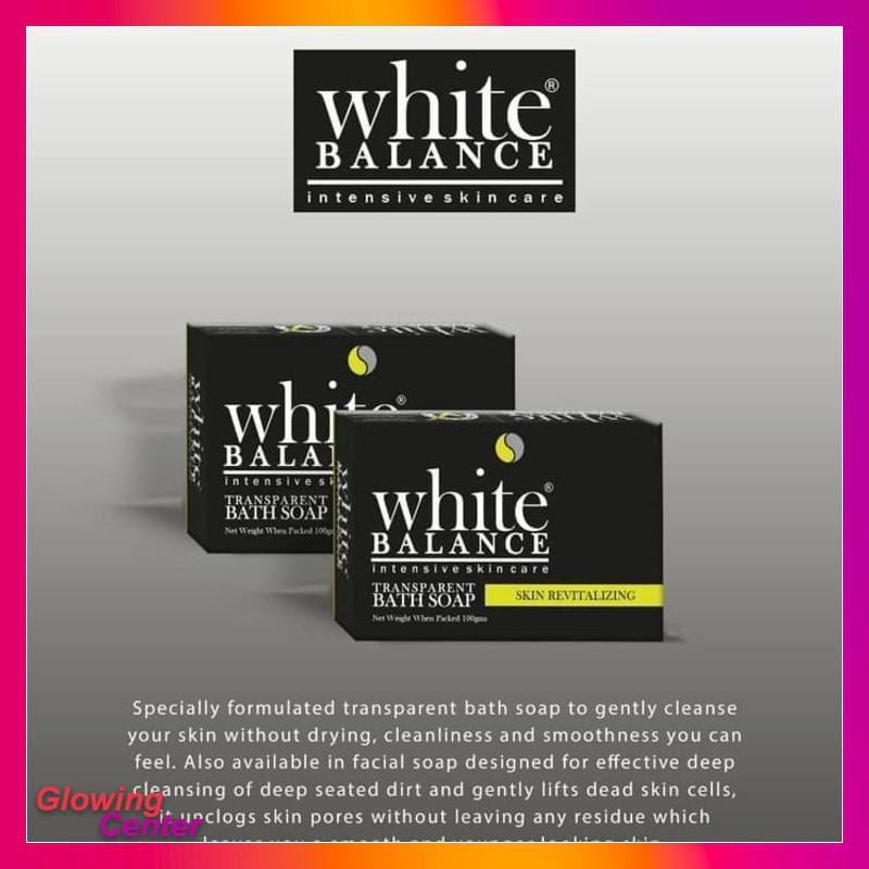 SABUN MANDI PEMBERSIH PORI PORI2 AMPUH PELEMBUT KULIT EFEKTIF WHITE BALANCE TRANSPARANT BATH SOAP