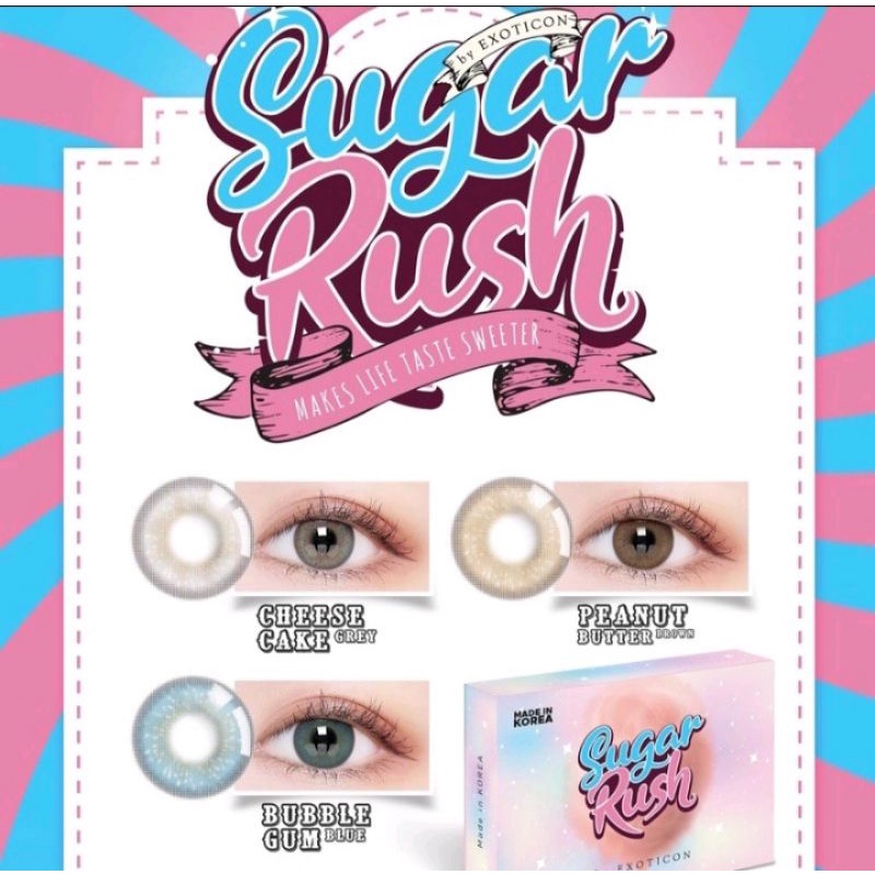 SOFTLENS/KONTAK LENS SUGAR RUSH DIAMETER 14,2 MM
