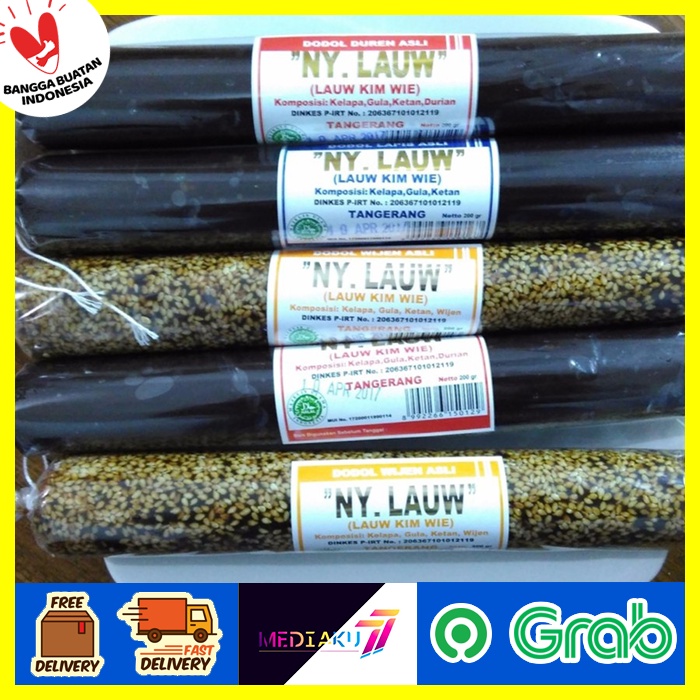 

Dodol Manis Legit Betawi Ny Lauw / Halal / Varian Rasa