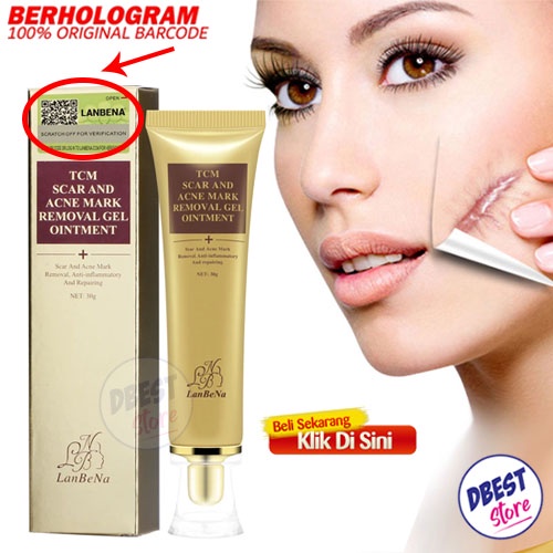 Promo Murah!!! [ Cod ] Lanbena Tcm Scar Acne Krim Ampuh Bekas Luka Operasi Luka Bakar  &amp; Bekas Jerawatan