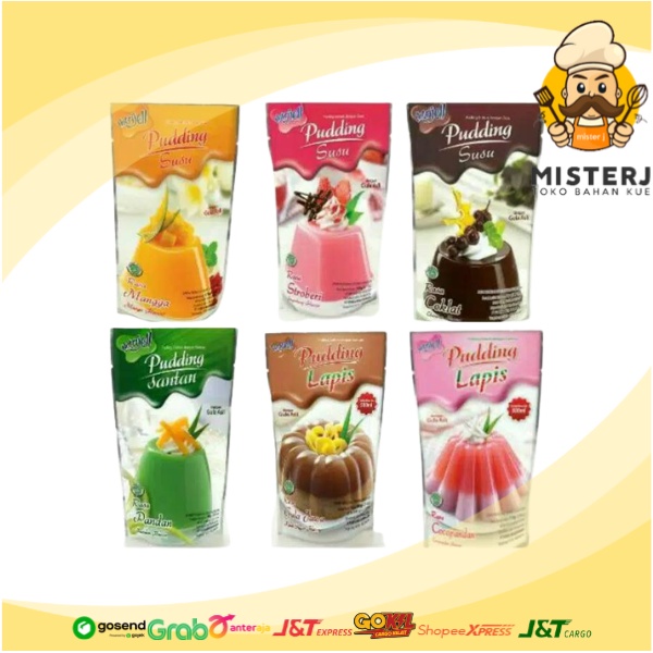 

Nutrijell Pudding | 145 Gr | Pudding Bubuk Instan Siap Pakai | Kemasan Pouch