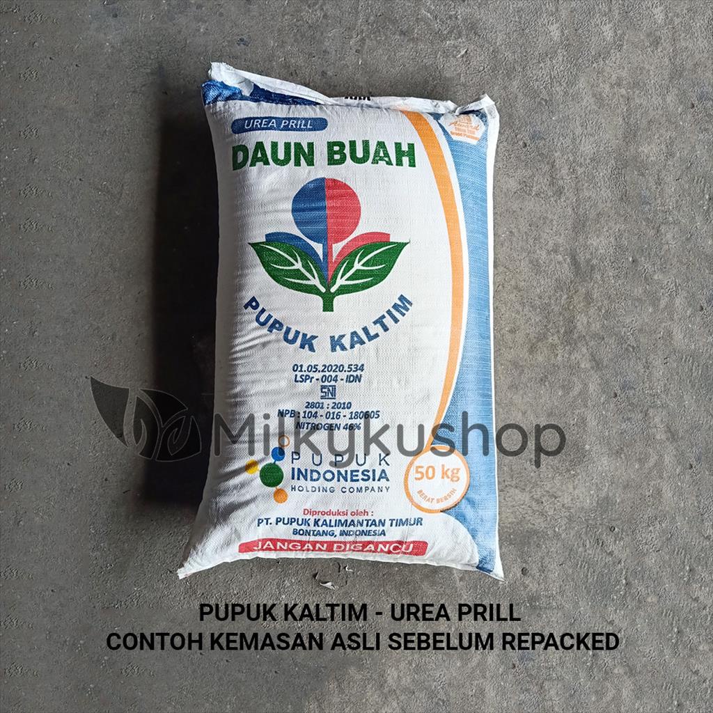 PUPUK KALTIM UREA PRILL DAUN BUAH 1 KG REPACK NON SUBSIDI