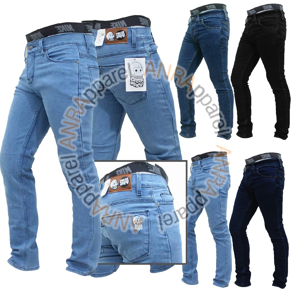 CELANA JEANS DENIM PENSIL STRETCH | Celana Panjang Jeans Skinny Pensil Cheap Monday