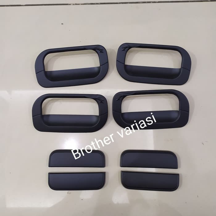 Outer auter handle cover pintu avanza xenia hitam chrome