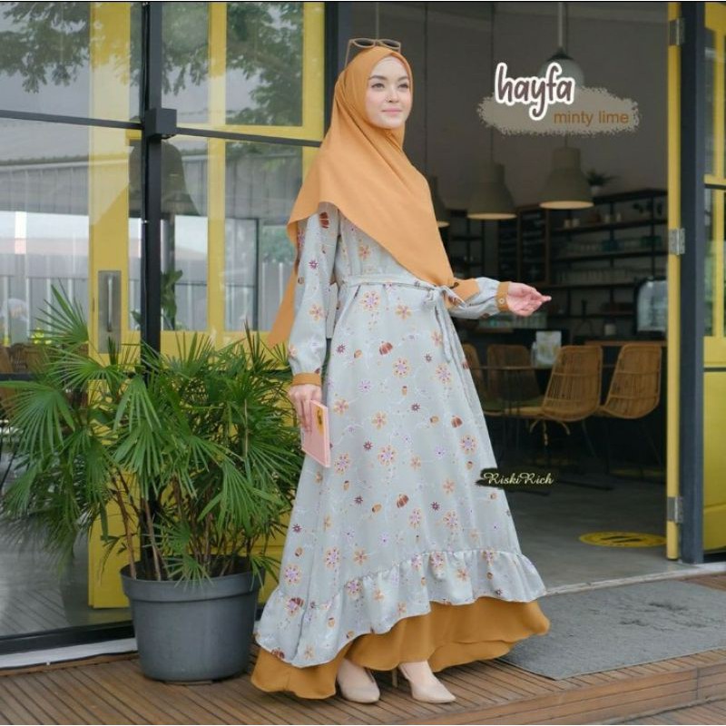 HAYFA gamis murah by RiskiRich