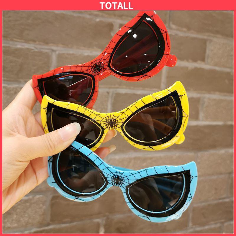 COD Kacamata Polarized Anak-anak Fashion Perlindungan UV Spiderman Kartun Tampan-Totall