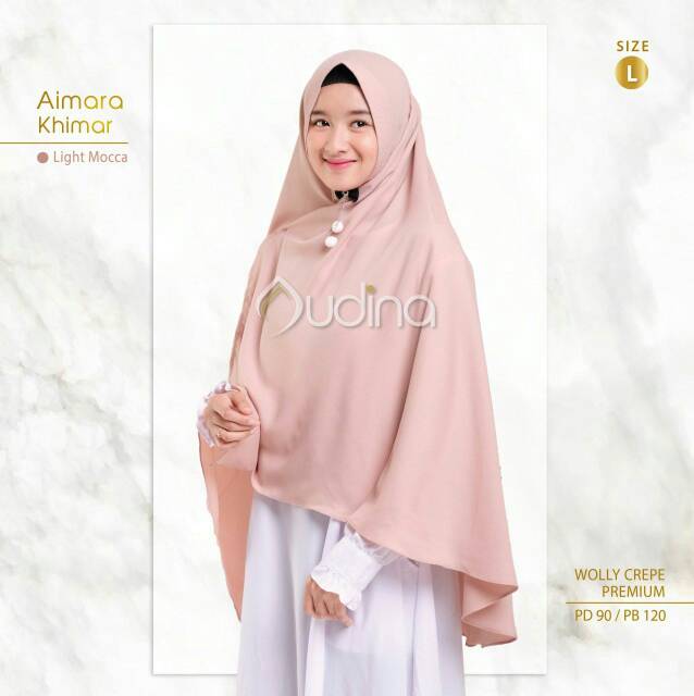AIMARA KHIMAR L ORI AUDINA ORI AUDINA SYARI MURAH JILBAB INSTANT HIJAB INSTAN NON PET JUMBO WOLLY CR