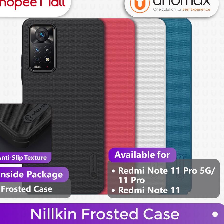 Paling Irit Hard Case Xiaomi Redmi Note 11 / 11 Pro  / 11 Pro 5G Nillkin Frosted Casing