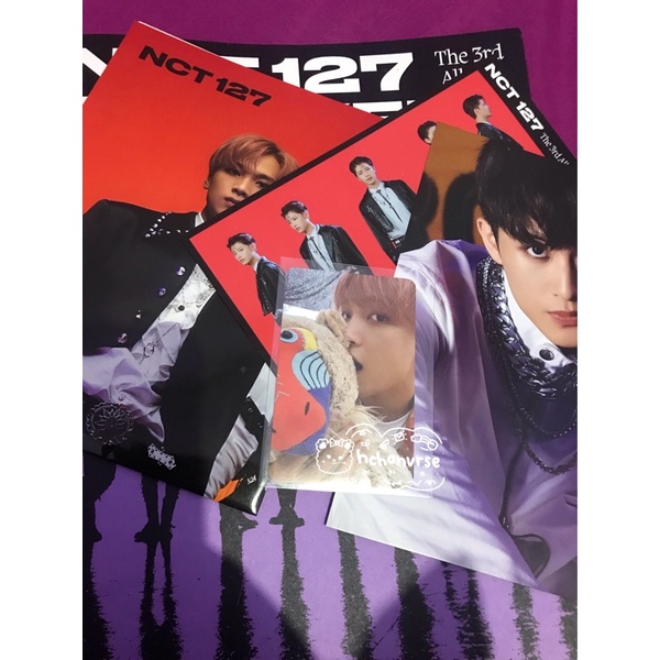 Want to sell album nct sticker full set pc haechan boneka
