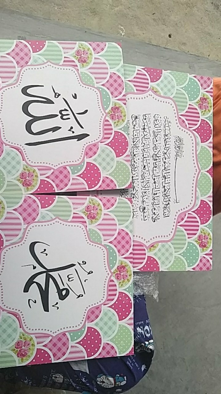 Kaligrafi Pastel Shabby Chic