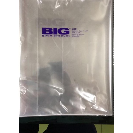 

[KODE PRODUK V7025H] Sampul Buku Plastik OPP BIG Kwarto, Boxy, LKS, Folio