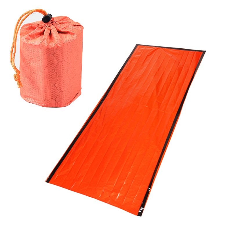 Sleeping Bag Darurat Ringan Anti Air Untuk Camping / Hiking / Outdoor