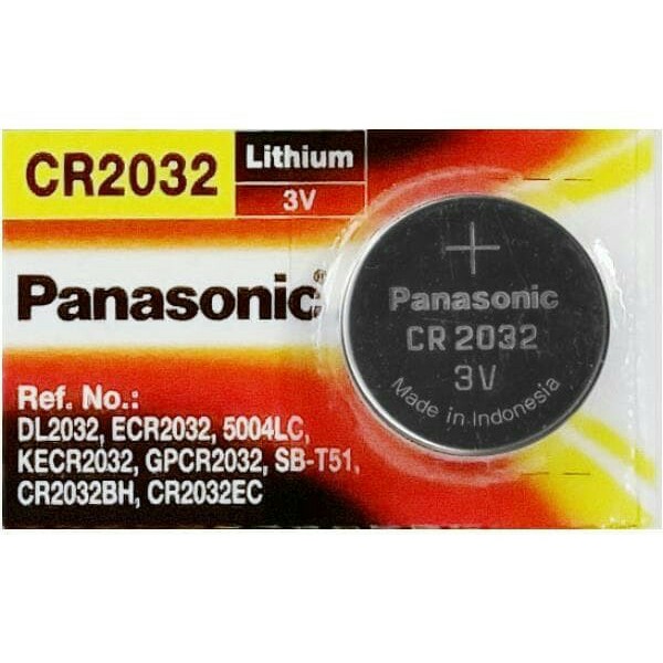 Baterai Cmos Panasonic CR2032 isi 5 pcs 1 lembar Original Battery