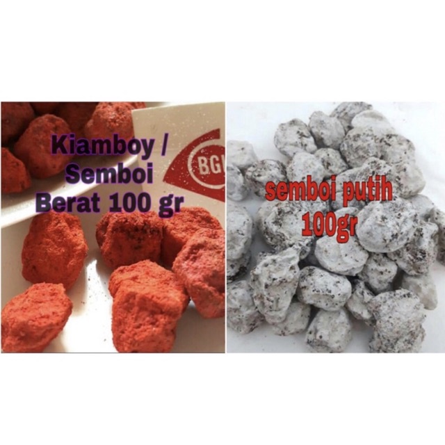 

KIAMBOY MERAH & KIAMBOY PUTIH (100gram)