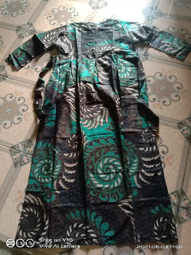 Tunik Batik Kombinasi Jumbo Ekslusif Xxl Xxxl