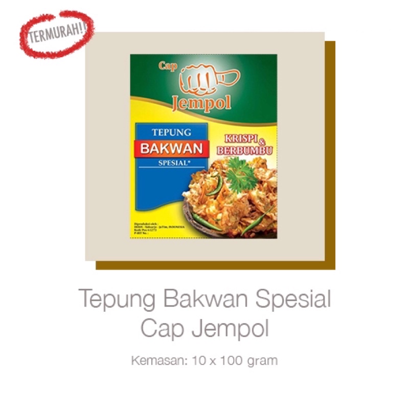 

Tepung Bumbu Tepung Bakwan Spesial Cap Jempol (isi 10 bungkus)