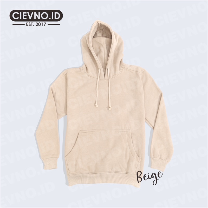 HOODIE JUMPER PREMIUM BEIGE POLOS SIZE S - XL (INTERNASIONAL)