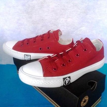 NS55 ® - Sepatu All Star Chuck Taylor Underfeated Merah Maroon